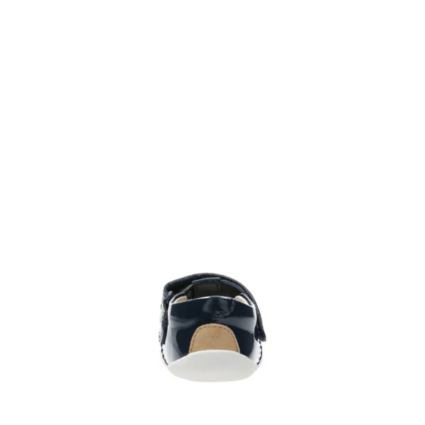 Clarks Girls Roamer Go Toddler Casual Shoes Navy | CA-3045678